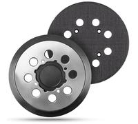 STEBRUAM 2Pcs 5 pollici 8 fori 4 vite metallo placcato gancio levigatrice e Loop Backing Pad, sostituzione platorello per DeWalt 5 "DCW210N DWE6423