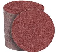 STEBRUAM 40Pz Dischi Abrasivi 150mm,Grana 40 Carta Vetrata Abrasiva no Fori per Levigatrice Orbitale