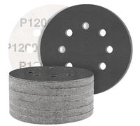 STEBRUAM 50 Dischi Abrasivi 125mm Grana 1200 Carburo di Silicio Carte Abrasive 8 Fori per Levigatrici Orbitali,Rotondi Carta Vetrata Impermeabile x Metallo Carrozzeria Legno