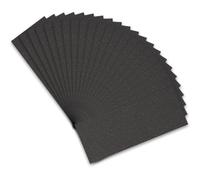STEBRUAM Carta Abrasiva 21 Pezzi Kit, Carta Vetrata per Legno in Grane 100 Grinta, Sandpaper Carta Vetro Impermeabile Levigatura a Secco e Umido
