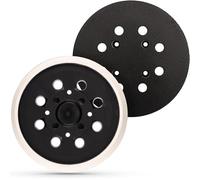 STEBRUAM Confezione da 2 dischi abrasivi professionali da 125 mm con gancio e anello, 8 fori, compatibili con levigatrice orbitale Bosch PEX 300 AE e PEX 400 AE