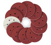 STEBRUAM Dischi Abrasivi 150mm 6 Fori Grana 120 Carta Vetro Abrasiva per Levigatrice Orbitale - 50 Pezzi