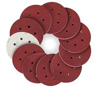 STEBRUAM Dischi Abrasivi 150mm 6 Fori Grana 80 Carta Vetro Abrasiva per Levigatrice Orbitale - 45 Pezzi