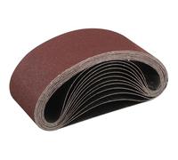 STEBRUAM Nastri Abrasivi 75x 457 mm,12PCS 100 grana Levigatrice a Nastro