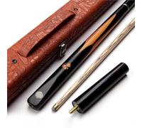 Stecca da biliardo - Asta in legno di frassino nordamericano importato, lunghezza: circa 145 cm, 19 once, dimensione della testa: 10,3 mm, costruzione della stecca: stecca da 3/4.(Single-bar set)