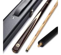 Stecca da biliardo Snooker 3/4 Pezzo, 145CM Albero Cenere Punte 10mm/11.5mm Fatto a mano Professionale Biliardo Pool Cue Stick Con accessori di estensione Caso duro da sceglie(Size:10mm,Color:D1+Case)