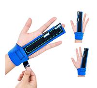 Stecca per Dito,Tutore per Dita Regolabile,Staffa di Supporto per Dita e metacarpo con 2 Piastra in Alluminio,per Fratture del Dita,Dito sul Grilletto,Artrite,Adatta per Mano Sinistra e Destra（2-Dito)