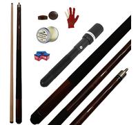 Stecca Pool Jolly marrone 2 pezzi 145 cm cuoio 13mm con prolunga, accessori