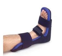 Stecca tutore ultra leggera dorsale notturna regolabile con imbottitura morbida lavabile e cuneo per piede