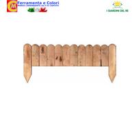 Steccato n Legno 110 x 50-48 Cm Pino Impregnato Spessore 16 mm Mini Steccati