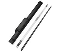 Stecche da Biliardo 148CM, 2 Pezzi In Fibra Di Carbonio 10mm 11,5mm 13mm Punta Snooker Stecca da Biliardo Segnali Di Biliardo A Bassa Deflessione Bastoncini Con Sacca/custodi(Size:13MM,Color:R1+Bag)