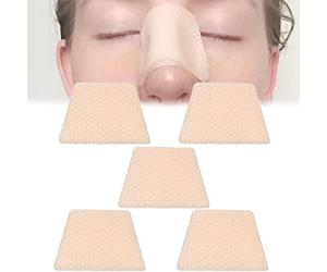 Stecche nasali termoplastiche, un supporto protettivo esterno per il naso in caso di frattura, rinoplastica, settoplastica, problemi otorinolaringoiatrici, immobilizzazione ortopedica, 5 pezzi (M)