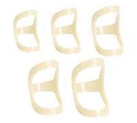 Stecche ovali per le dita, 5 pezzi tutore dito a scatto Stecca del Dito, supporto portatile per rigidità delle dita, Supporto e Protezione per Nocche, Martello, Piastre delle Dita(6,7,8,9,10)
