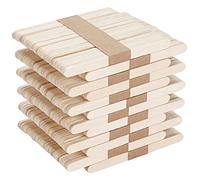 Stecchi Legno 600 PCS Bastoncini, Gelato Bastoncino e Lavoretti