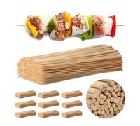 Relaxdays 5000 spiedini per barbecue, bambù fai da te, lunghezza 30 cm, larghezza 4 mm, pratica natura