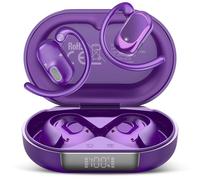 STECEi AI Cuffie Traduzione Simultanea, 4-in-1 Auricolari Traduttori Istantanei con 164 Lingue e 7 Modalità, Bluetooth 5.4 Open Ear con ENC, Codice Autorizz Permanente, IPX7 per Viaggi, Viola zaffiro