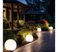 Steckleuchte Solarlampe LED Da Esterno Giardino Con Picchetto Terra 2x Bianco