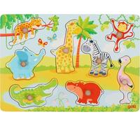 Goki 57397 Puzzle Cuccioli Di Animali Africani 5 Pezzi