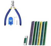 Stedi 4.7 pollici Model Nipper, con ultra-sottile single-edge e lama caso di modello di plastica + Bastoncini abrasivi, strumenti per modellismo e hobby, strumenti per lucidatura per riparaz