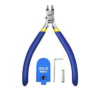Stedi 4.7 pollici Model Nipper, con ultra-sottile single-edge e lama caso strumenti di modello di plastica per Gundam riparazione modello di plastica e di fissaggio, blu