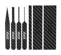 stedi Bastoncini Di Levigatura In Fibra Di Carbonio, Strumenti Per Modellismo Hobbistico, Set Di 7 Pezzi (3“×0.6”, 3“×0.4”, 3“×0.2” E 4 Tavolette Per Levigare I Dettagli) Per Carta Vetrata Appiccicosa