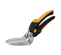 Stedi - Forbici professionali da 25,5 cm, in cartone e tappeti, con manici ergonomici, lame di precisione in acciaio inox, facili da tagliare carta spessa, pelle, tessuto da cucito