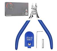 stedi Tronchese modello da 12,7 cm, con lama singola ultra sottile e custodia in plastica per modellismo Gundam, riparazione e fissaggio in plastica, blu