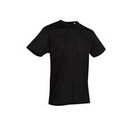 Stedman Apparel Active Cotton Touch/ST8600 - Maglietta a Maniche Corte Classica da Uomo Opale Nero. M