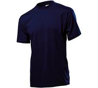 Stedman Apparel Classic/ST2000-T-shirt Uomo, Blau - Blue Midnight, Medium