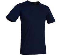 Stedman Apparel - Maglietta a Maniche Corte da Uomo Morgan a girocollo/ST9020 Premium Slim Fit Classic, Marina Blue, XL