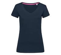 Stedman Apparel Megan (V-neck)/ST9130 Premium, T-Shirt, Donna, Marina Blue, Large
