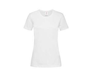 Stedman - Maglietta classica da donna, taglia M, colore: Bianco