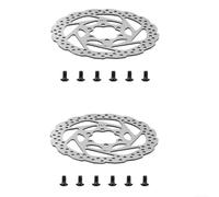 Steel 140mm Brake per rotor 6-Hole for E-Scooter Safety Steel(2PC) | Precise fit for per kukirin per G2 Master, G3, G4; 6-hole mount; optimal alignment; safe riding