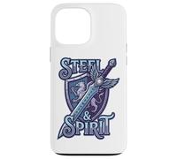 Steel And Spirit Griffin Shield Fantasy Sword Runes Magic Custodia per iPhone 13 Pro Max
