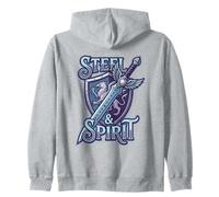 Steel And Spirit Griffin Shield Fantasy Sword Runes Magic Felpa con Cappuccio