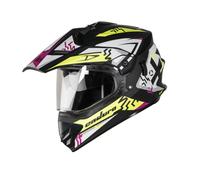 Steel Bird SB-42 Tappetino Enduro Bang Nero Con Visiera Piana 600 mm GEc