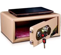 Steel Cabinet Safes Intelligent Mechanical Password + Key Unlock Digital Products Valuables Home Wardrobe Office Invisible Small Safe Deposit Box