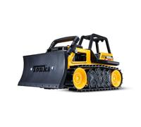 Steel Classics Ruspa, Tonka, camion ruspa giocattolo per bambini, giocattoli da costruzione per il gioco creativo, giallo-nero, adatto ai bambini e bambine dai 3 anni in su