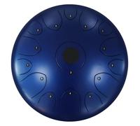 Steel Drum, Handpan con scala musicale pentatonica for tamburo con lingua in acciaio da 10" con custodia e mazze,musical instruments(Desktop clip)