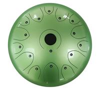 Steel Drum, Handpan con scala musicale pentatonica for tamburo con lingua in acciaio da 10" con custodia e mazze,musical instruments(Add Pier Extension red)