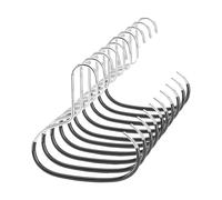 Steel Hat Hooks - 10-Piece Organizer Set | Multifunctional Strong Hat Rack Hooks For Baseball Caps, Ties, Belts, Tank Tops, Clothes, Bras, And Beanies, Ideal For Bedroom, Closet, Or Wardrobe Organizat