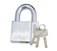 Steel Key Padlock,Waterproof and Rust-Proof Garage Locker Door Lock,Width 40mm50mm60mm,3 Keys(60x90mm)