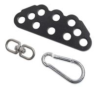 Steel Lat Pulldown Spreader Bar for Home Gym Fitness Equipment, Multi-Grip Pull Down Bar Machine Attachment Compatible with Single Double or Multi Pulley