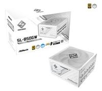 ASRock Steel Legend - Alimentatore per PC, 850 Watt, ATX, 80+ oro, colore: Bianco