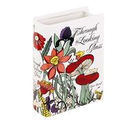 Steel Mill & Co - Grande vaso decorativo a forma di libro, vasi in ceramica per la decorazione della casa, carino decorazione per libreria, vaso unico per gli amanti dei libri, attraverso lo specchio