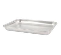 STEEL PAN TEGLIA RETTANGOLARE BASSA 35x26cm ANTIADERENTE Inox 2285035