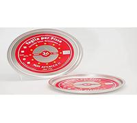 Teglia Per Pizza Tonda In Acciaio Inox Antiaderente 24