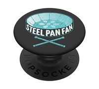 Steel Pan Fan per Pannista di Steel Band o Banda Carnevale PopSockets PopGrip Adesivo