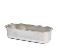 Steel Pan 2285630 Plumcake Nonstick in Acciaio Inox 18/10 30x11cm, Bianco