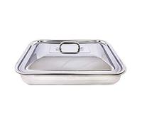 STEEL PAN SUD044 Teglia, Stainless Steel, Multicolore, Taglia Unica